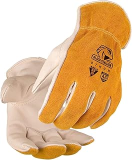 Black Stallion 97KCR ARC-Rated & A6 Cut-Resistant Cowhide Drivers Glove, Medium