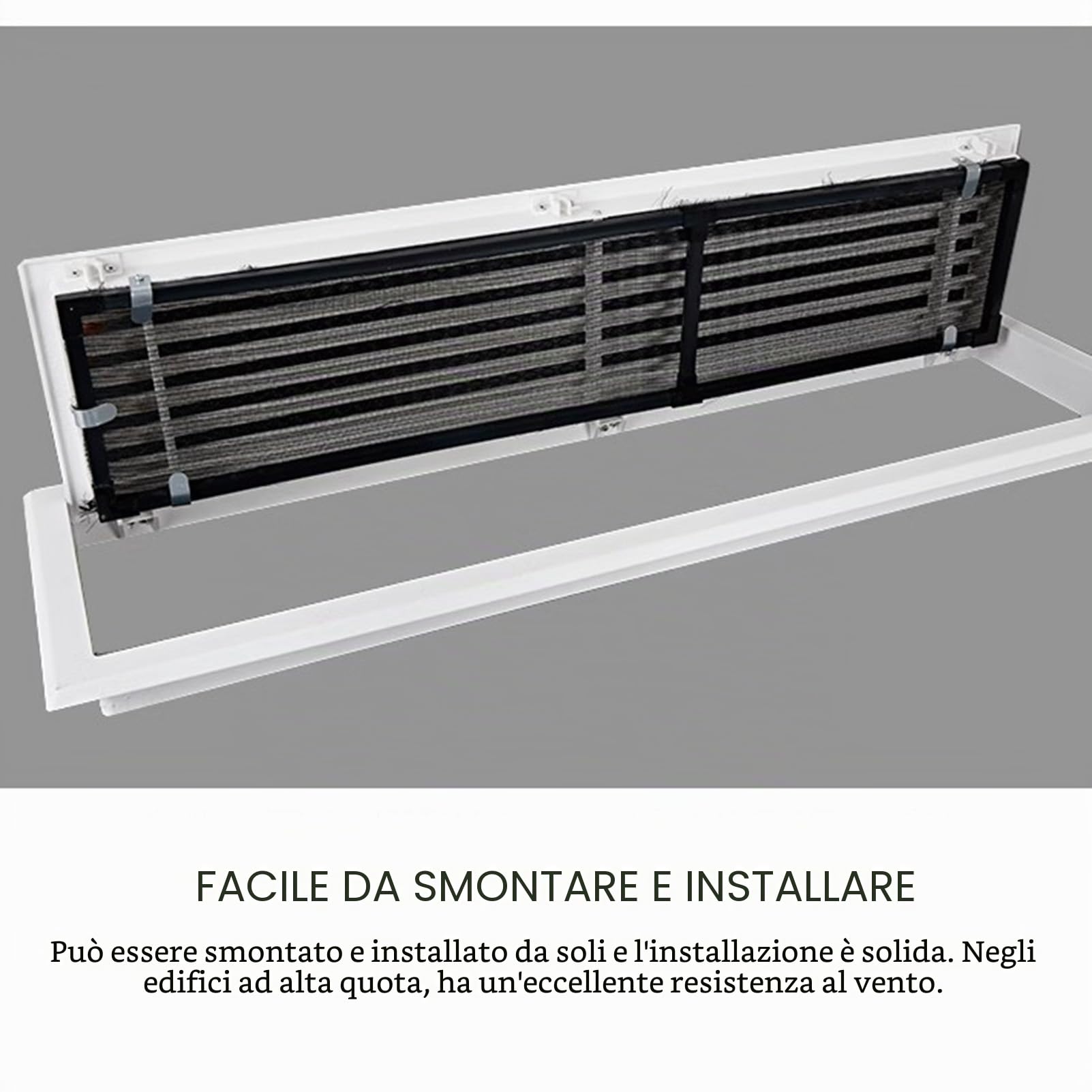 Griglia di Ventilazione dell'Aria di Ritorno dell'Aria condizionata centralizzata in ABS con Filtro,griglia Decorativa dello sfiato Arte del condizionamento d'Aria,Moderna Copertura per Ventilazione