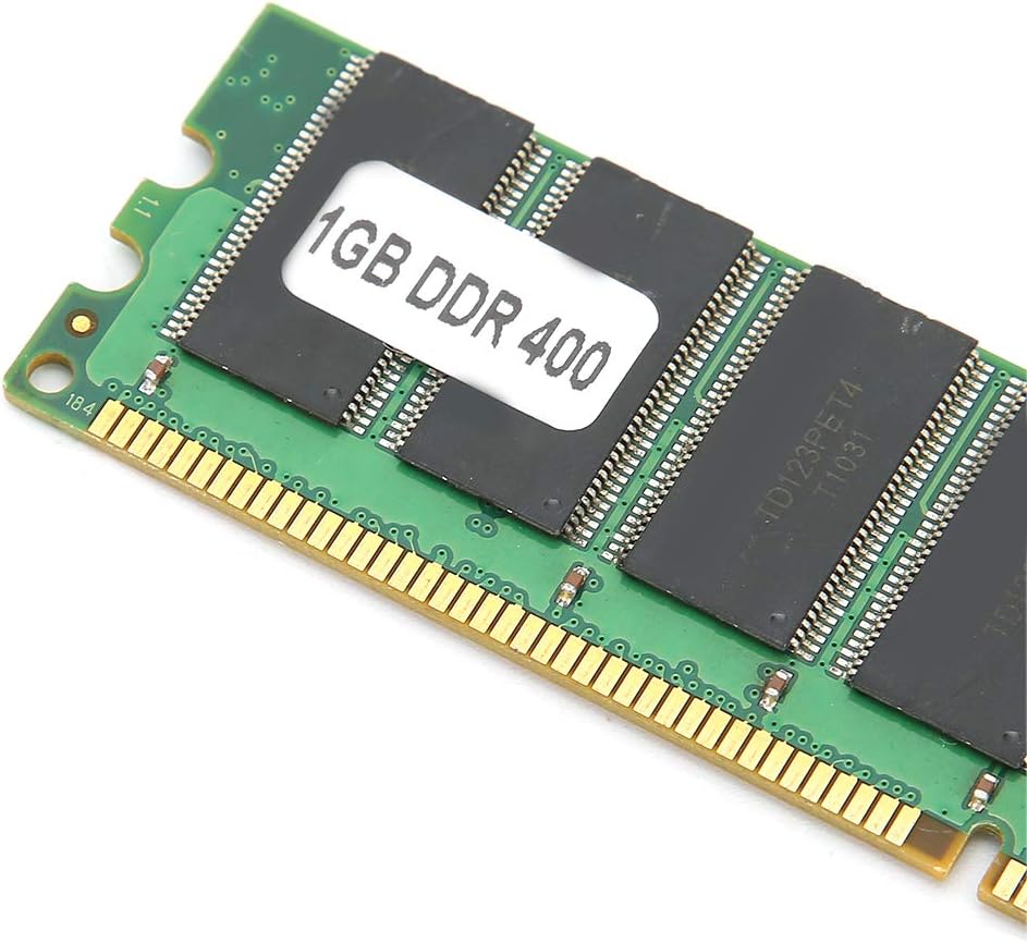 2PCS DDR Memory, 400Mhz 1GB 184Pin Memory Designed for DDR PC3200 Desktop Computer, Full Compatible Double Sided 16-Grain Memory Module Desktop Computer Upgrade