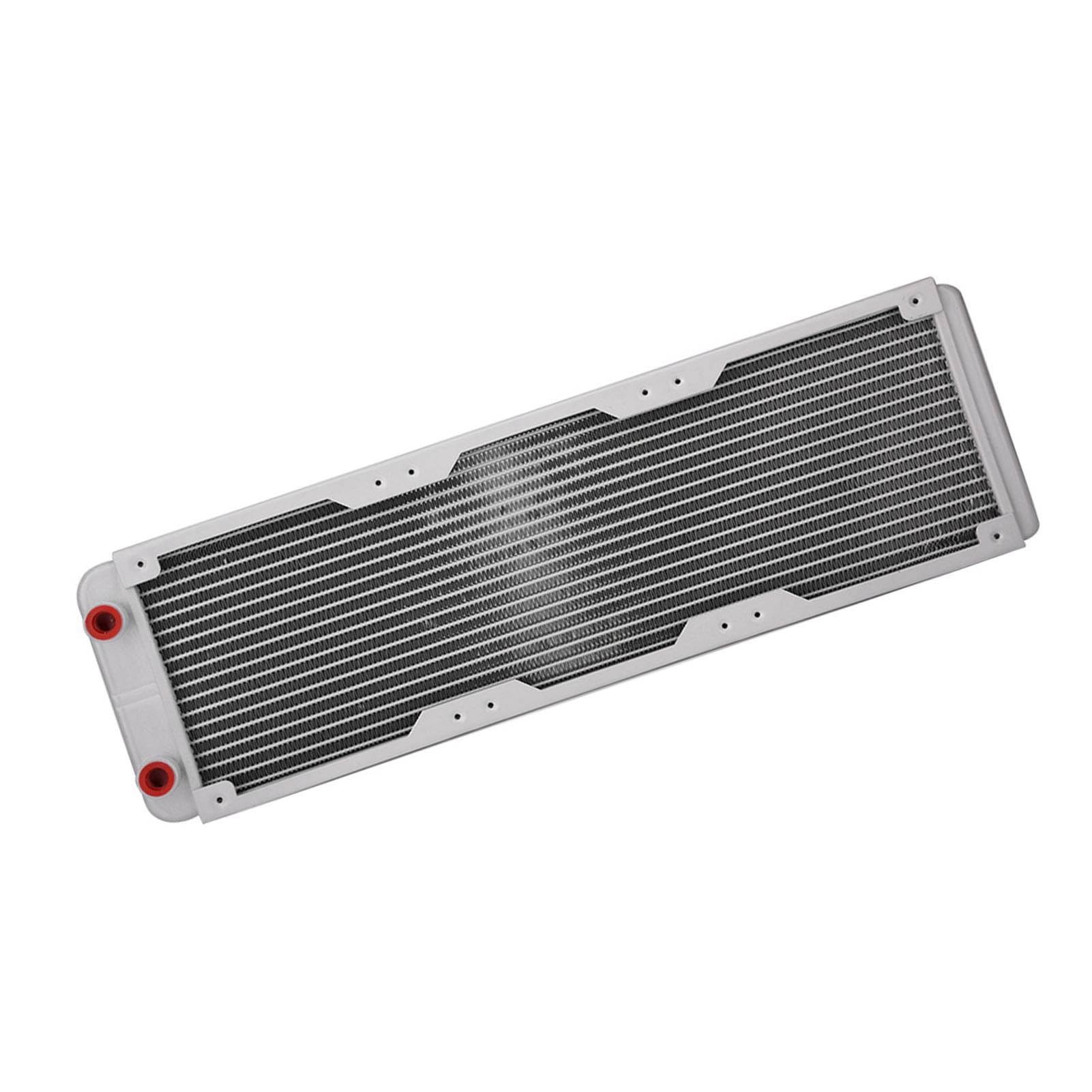 Dissipatore di Calore in Alluminio Ad Alte Prestazioni per Raffreddamento Ad Acqua di Computer e Apparecchiature Bellezza, Durevole e Silenzioso, Bianco (360 mm)