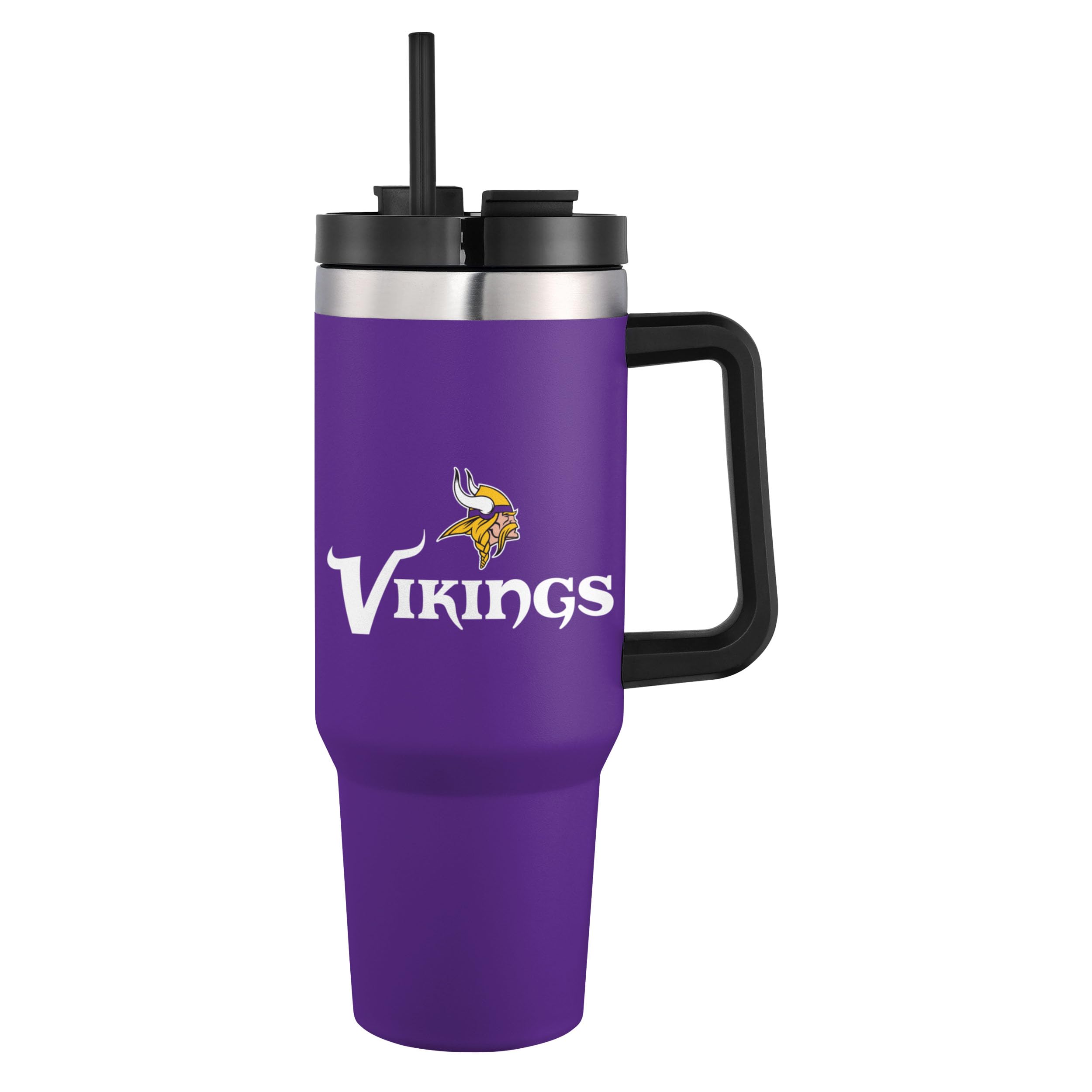 FOCO NFL unisex-adult NFL Team Logo Insulated Travel Mug 40oz XL Tumbler