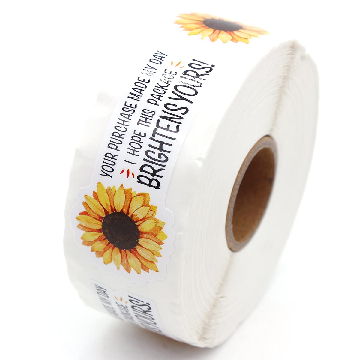 Sunflower Thank You Gift Packaging - Cute Stickers for Small Business - 500 PCS