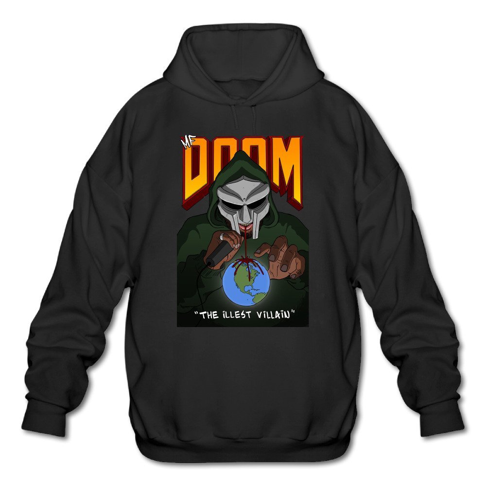 JOYSLI Men's MF 2016 Doom Logo Hoodie Black