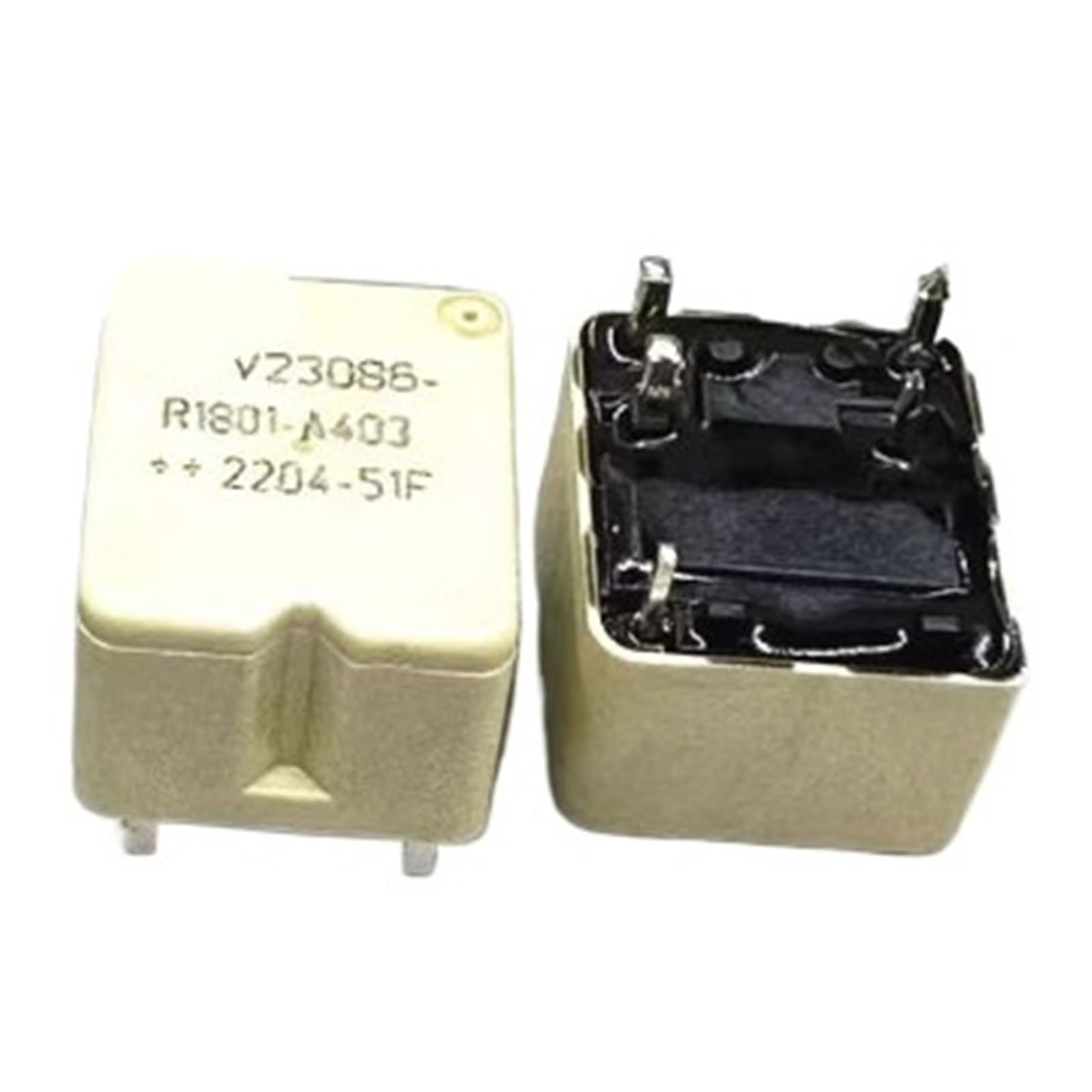 Relais 5 Pieds V23086-R1801-A403 pour circuit imprimé automobile, lot de 5 pièces