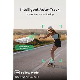 HOVERAir X1 Drone with Camera, Self-Flying Camera Drone with Follow Me Mode, Foldable Mini Drone with HDR Video Capture, Palm Takeoff, Intelligent Flight Paths, Hands-Free Control Black (Standard)