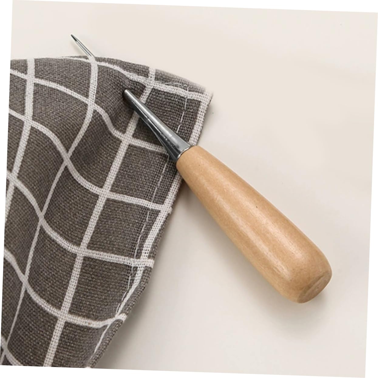 2pcs Handle Leather Awl Tool Scratch Awl for Crafting Sewing and Bookbinding for Projects and Leather Repair