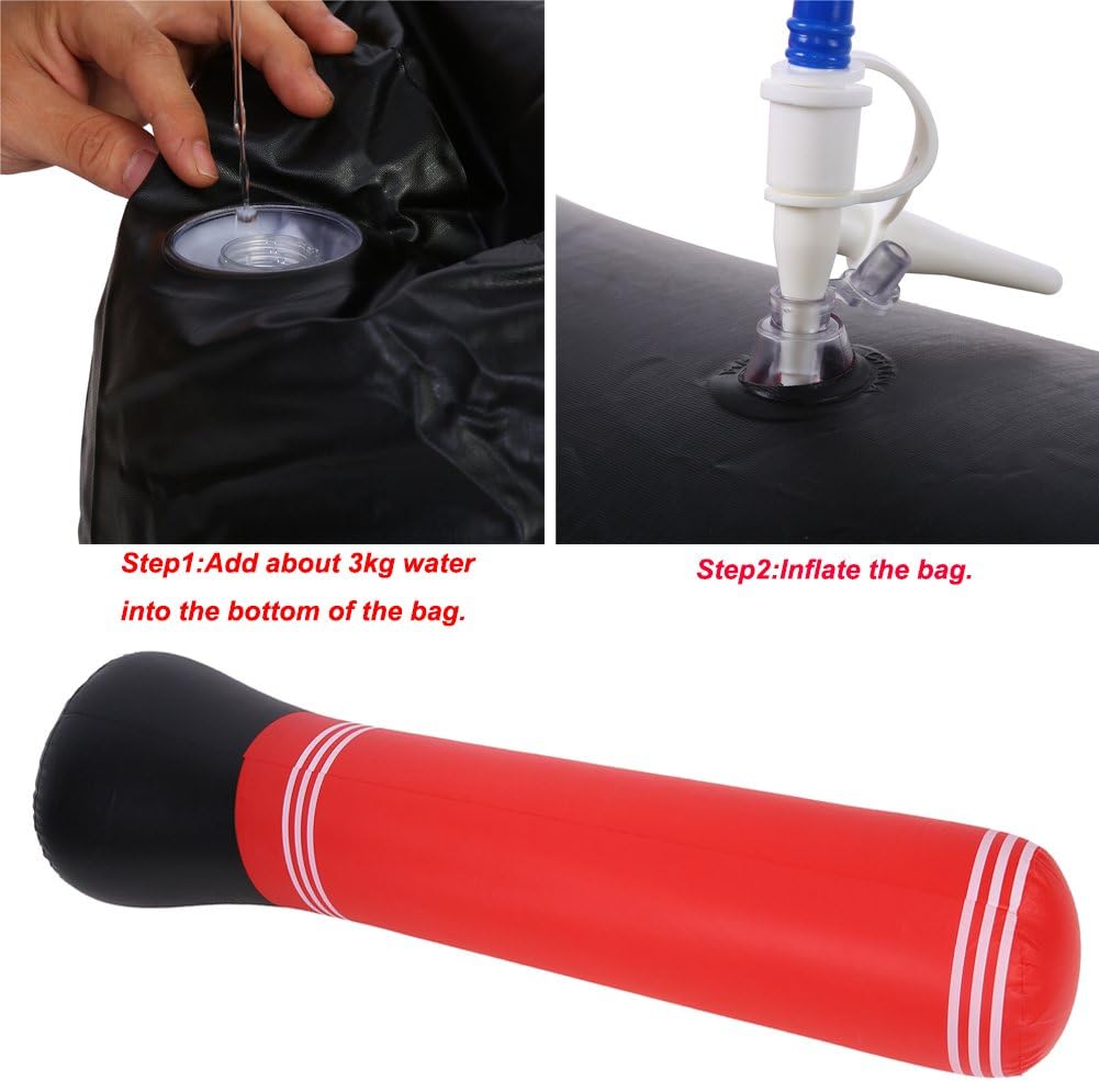 Estink Fitness Punching Bag, 59.06" Tall Inflatable Punching Tower Bag Freestanding Children Fitness Play Adults De-Stress Boxing Target Bag withFoot Pump : Sports & Outdoors