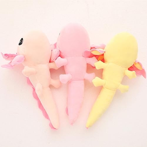 Miniatura 6 de funnykitten 1 pieza de juguetes de peluche Kawaii de ajolotl, muñeca de almohada de peluche de animales suaves, lindos regalos de ajolote suave para
