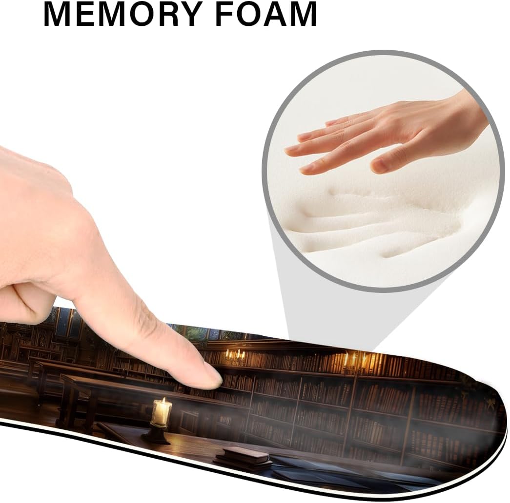Desk Pad and Keyboard Wrist Rest, Large Mouse Pad + Keyboard Pad+Mouse Wrist Support, Non-Slip Desk Mat Protector for Office, Home 31.5×11.8 Inches Cathedral
