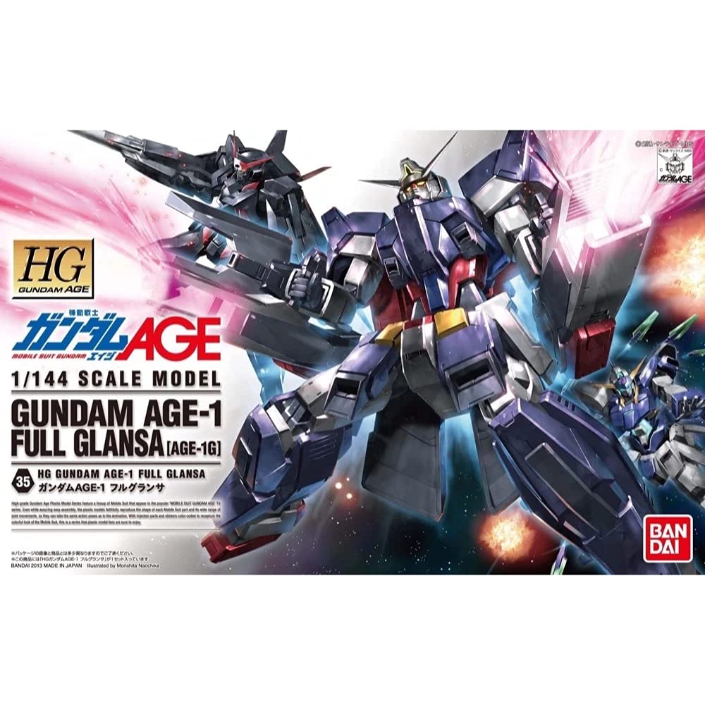 Amazon.com: Bandai Hobby - Gundam Age - #35 Gundam Age-1 Full
