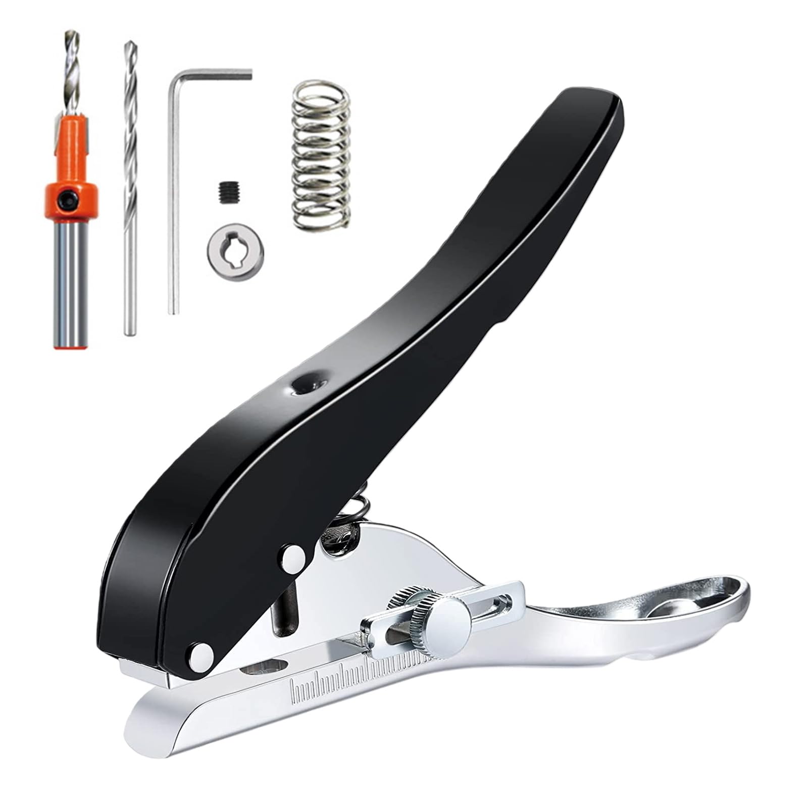 Alloneslife 8 Mm Edged Banding Punching Pliers Pvc Hole Pliers Edged Band Puncher Plier For Craft Projects Banding Punching Manual Hole Hit For Pvc Border