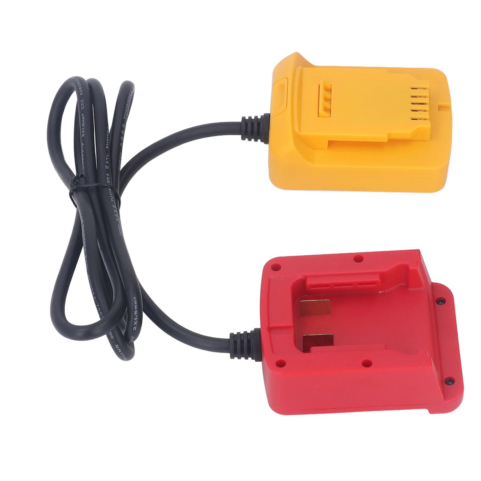 Adapter akumulatora litowego Przedłużacz reduktora wagi Trwałe tworzywo sztuczne ABS długość 1,6 m Przenośny hak do akumulatorów litowo-jonowych 18 V Narzędzie elektryczne Port DCB201