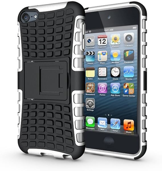 Amazon Co Jp Ipod Touch 6 ケース Ipod Touch 第6 5世代 ケースカバー かっこいい Ourkens スタンド機能付 Tpu Pc製 背面カバー 保護ケース 対応 人気 アイポッド タッチ6 カバー ホワイト 家電 カメラ