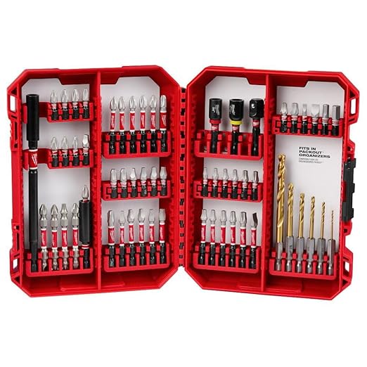 Milwaukee Shockwave Bit & Drill Bit Kit w/ 60 Pcs - 48-32-4097