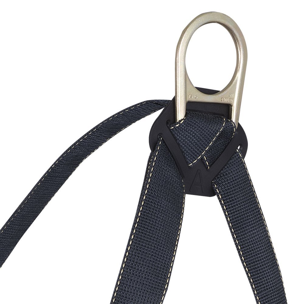 Welding and Arc Flash Safety Harness, 5-Point Adjustment with Fall Indicator,3 D-Ring, Class AP, Stab Lock Buckles, Kevlar Webbing, Black, Universal Fit