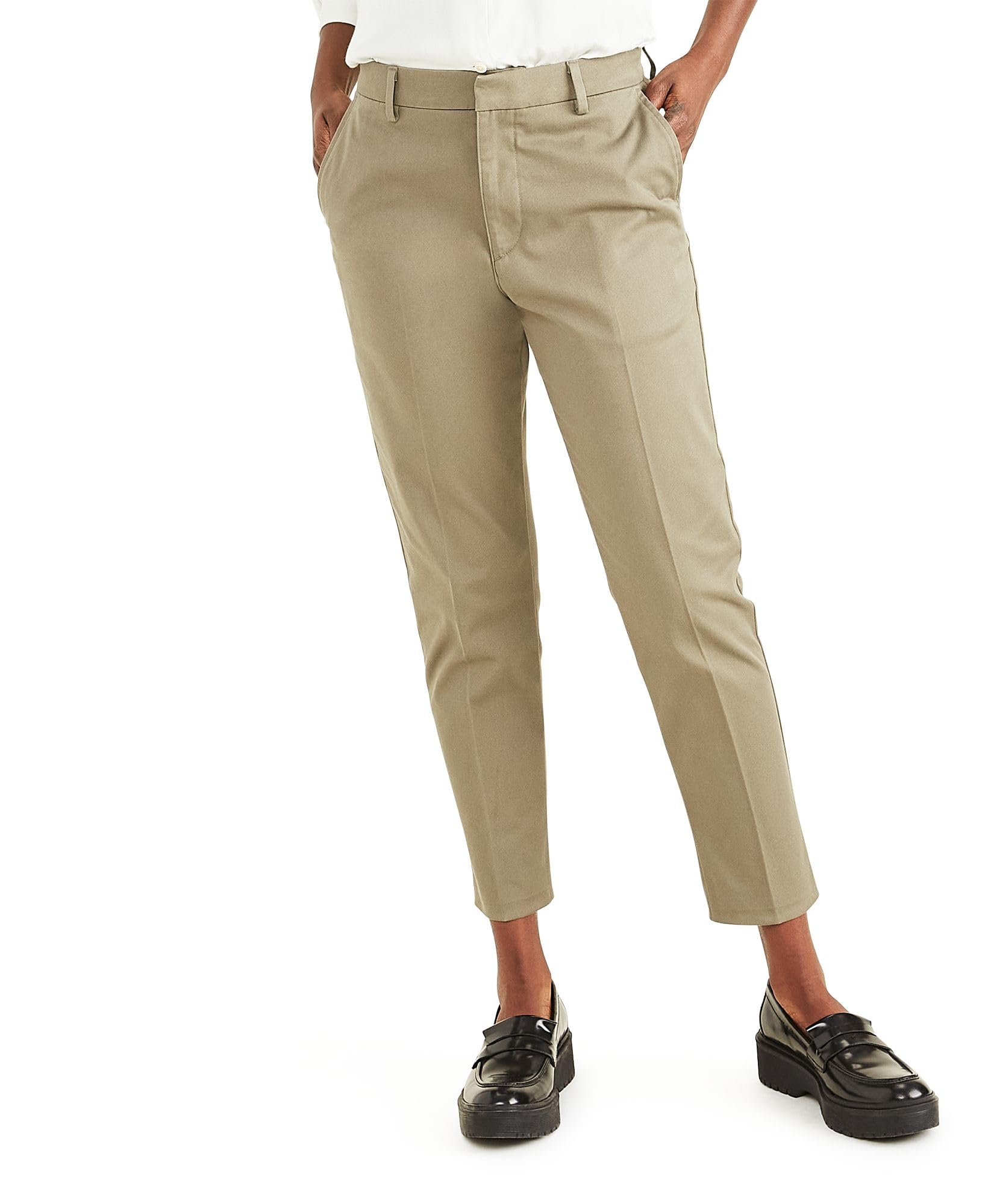Dockers Women's Refined Slim Chino Refined Chinos, Camo,