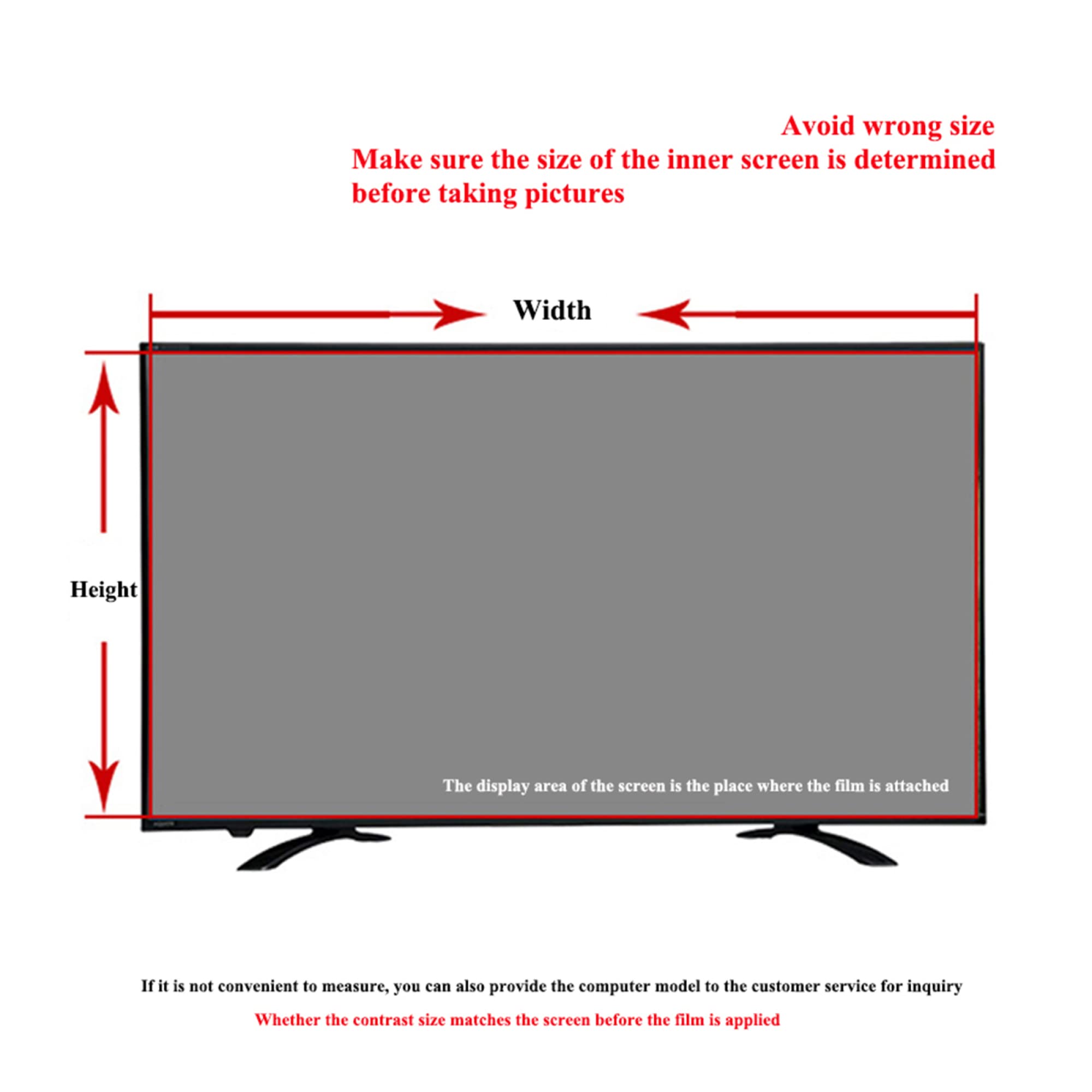 od AntiBlue Light do 43-calowych, matowych, odpornych na odblaski folii filtrujących Twoje oczy wyświetlaczy LCD, LED, 4K OLED i QLED HDTV,Ochraniacze ekranu TV