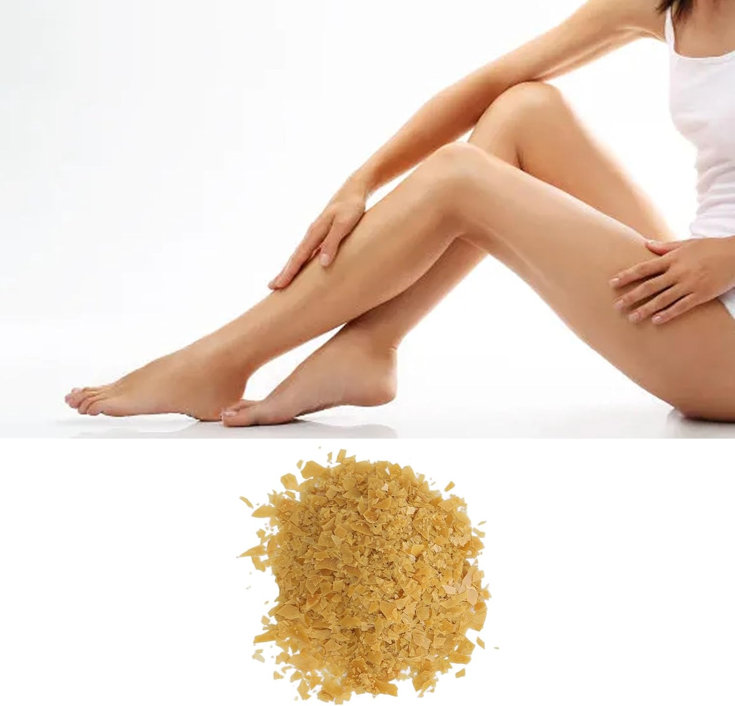 Carnauba Wax, Carnauba Wax Car Polish, No additives and Pure for Wood, Furniture, Leather Finishing Hair Removal (500g)