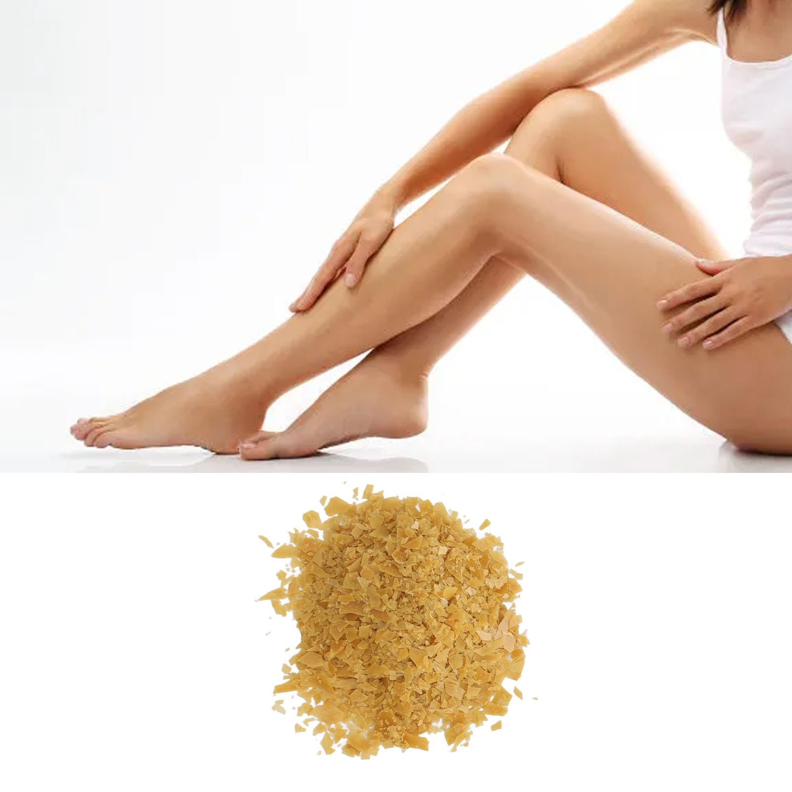 Escamas de cera de carnauba orgánica, depilación, cuidado del cuero, para restaurar la artesanía de cuero suave, asiento de automóvil, bota, zapato, bolso, para muebles (500g)