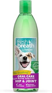COSMOS 010215 Tropiclean Fresh Breath Oral Care Water Additive Plus Hip and Joint, 473ml