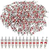200pcs Valve Stem Cores Replacement Kit, Tire Valve Stems Standard Valve Core Universal Tire Valve Core Kit, Premium Tyre Tire Valve Cores for Most Models of Cars, Trucks, Motorcycles and Bicycles