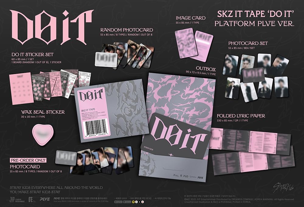 StrayKids スキズ DOIT IT ver. アルバム 通常盤 セット Amazon.com: Stray-Kids Skz It Tape Do It [DO ver.] Limited Album+