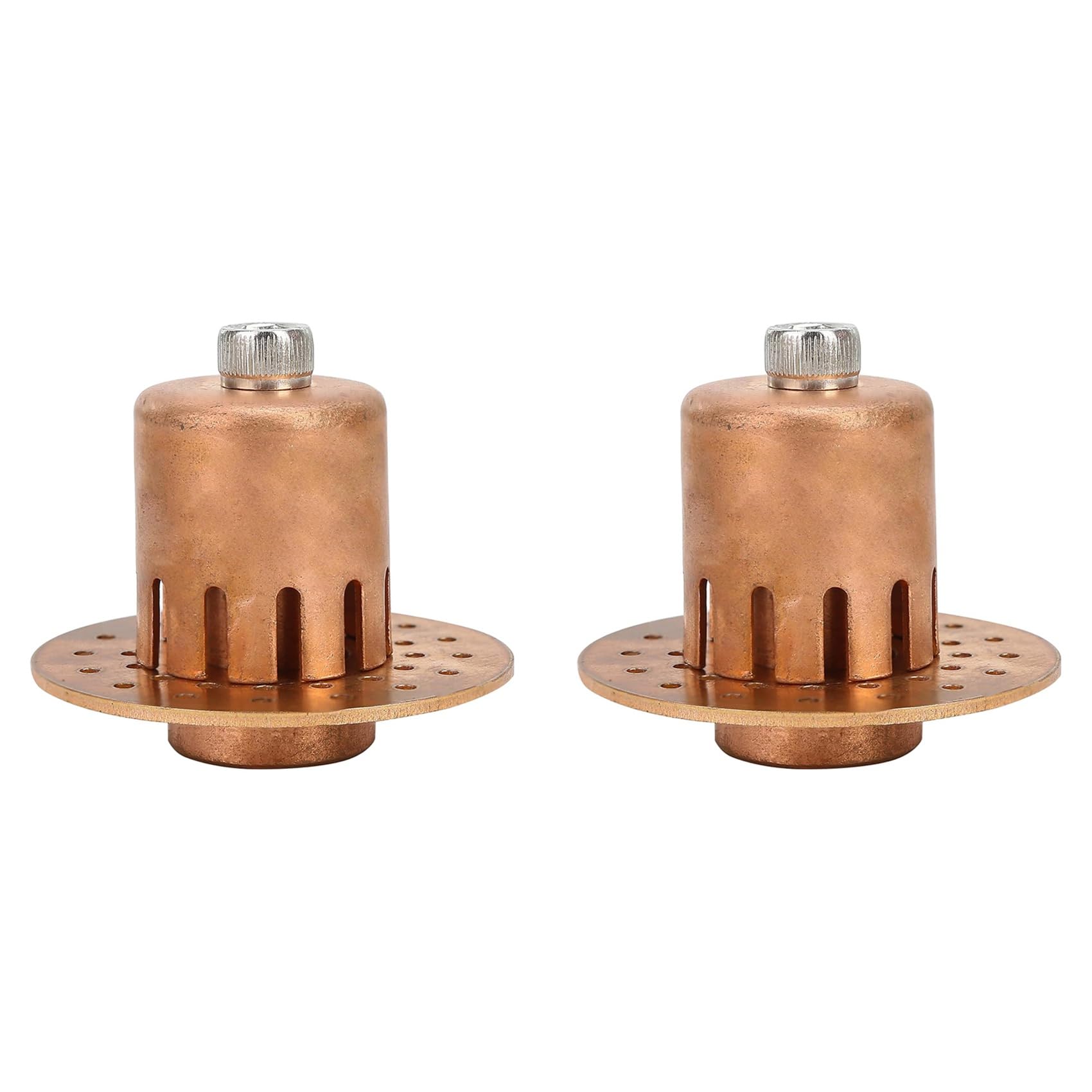 Jnchdghwa As Shown 2Pcs 2 Inch (Od54mm) Copper Bubble Plate For 2 Inch Reflux Column Distillation, Home Glass Column Still Distillation Set