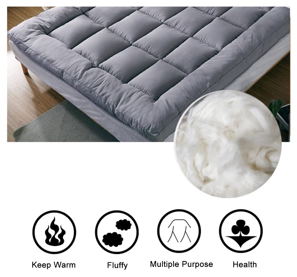 Japoński futon materac składany materac podłogowy pogrubiony materac podkładka do spania kemping futon sofa łóżko kanapa podłoga leżak łóżko dla dorosłych dzieci bliźniak (kolor: A, rozmiar: 100 cm x 200 cm)