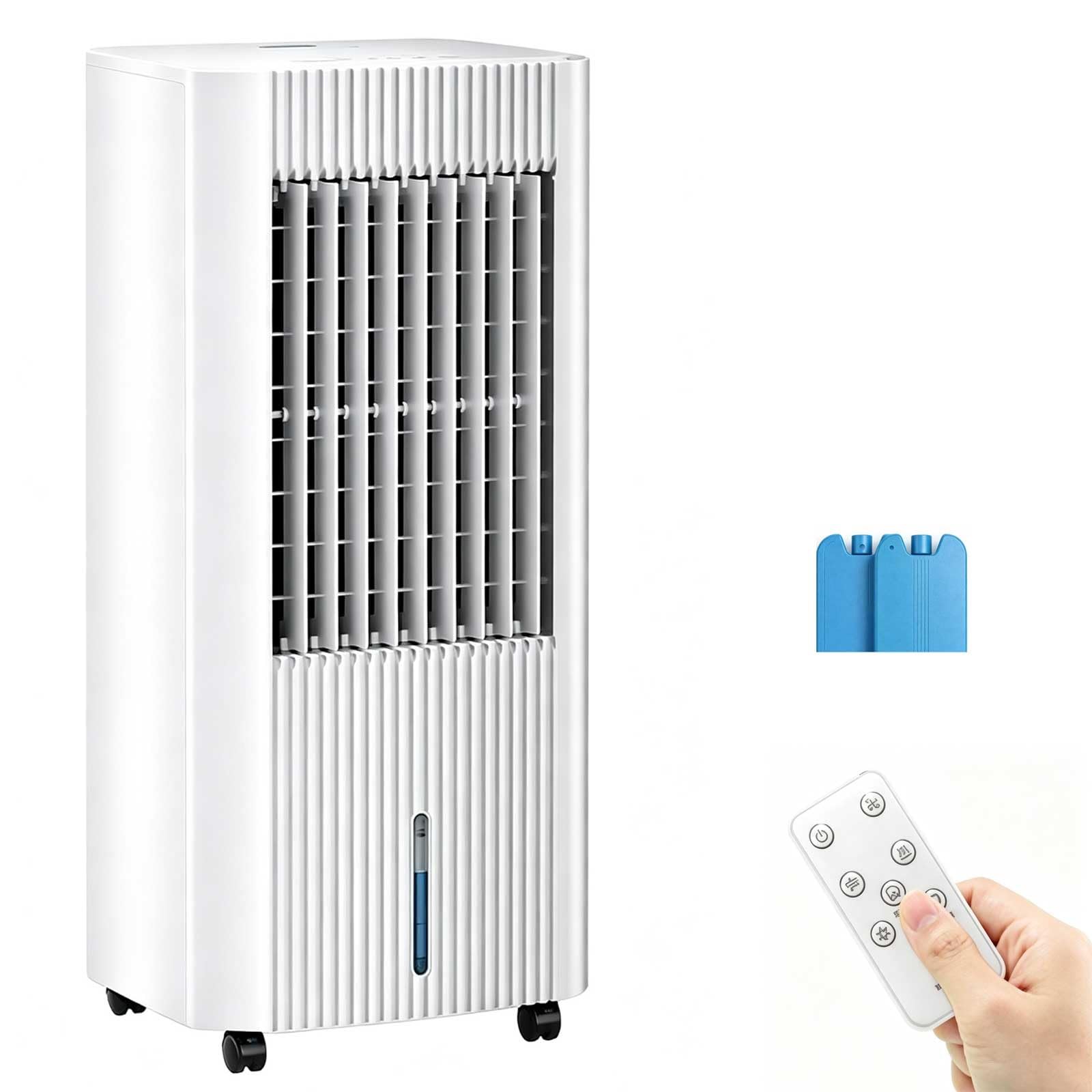 Remote Control Air Cooler, 65W Swamp Cooler Air Conditioner Portable