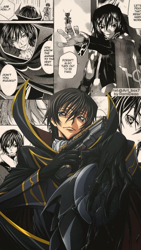 Code Geass Anime Poster - 12x18 Inches | 170 GSM Gloss Finish