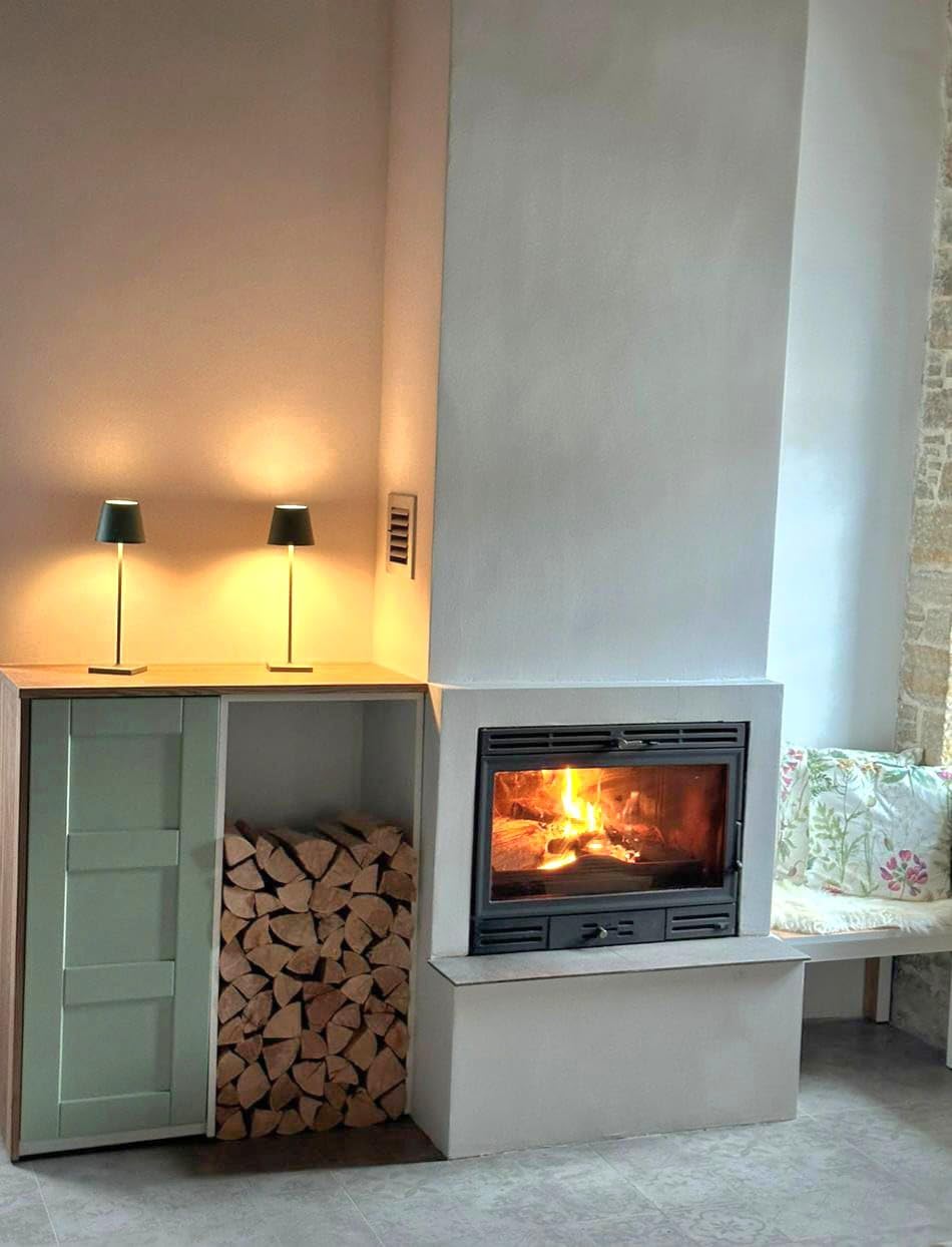 Faggio decorativo di alta qualità, naturale, senza parassiti e pulito, camino decorativo in legno senza corteccia, 10 kg, veri pezzi di legno, decorazione rustica naturale