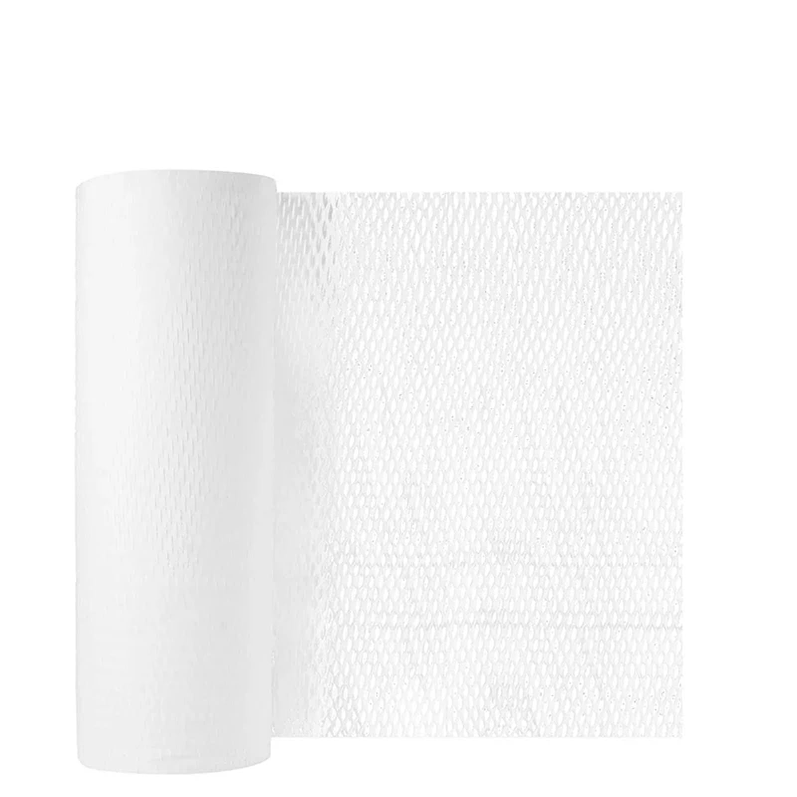 Honeycomb Paper Roll 2MX10M Honeycomb Paper, Shockproof Buffer Packaging, Degradable Protection Kraft Flower(WhitexW50cm x L5m)