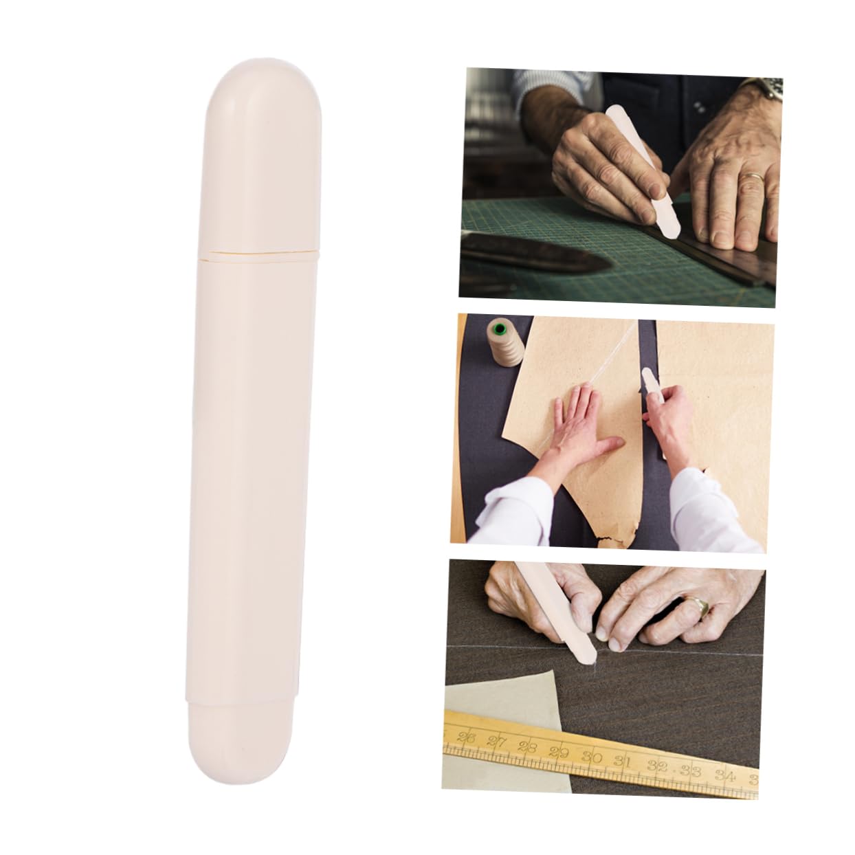 38 Pezzi Gesso Da Sarta – Set Con 30 Gessetti Triangolari E 8 Matite Per Tessuti, Adatto A Cucito, Pelle E Artigianato
