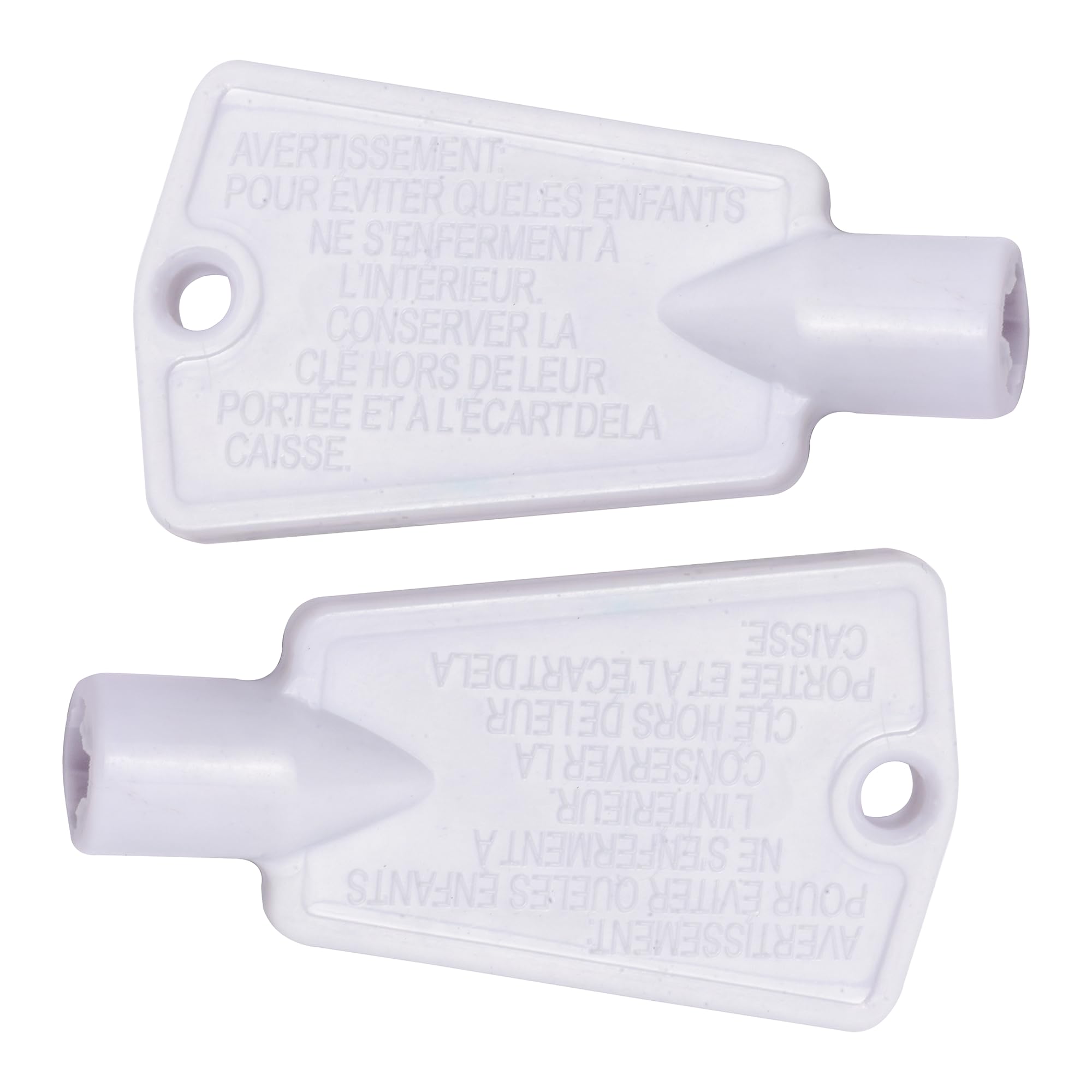 BlueStars Ultra Durable 297147700 Refrigerator Door Lock Key - Compatible with Frigidaire Kenmore Electrolux Freezers - Replaces AP4301346, PS1991481, 216702900, 06599905, 08037402, 1259502 (Pack 2)