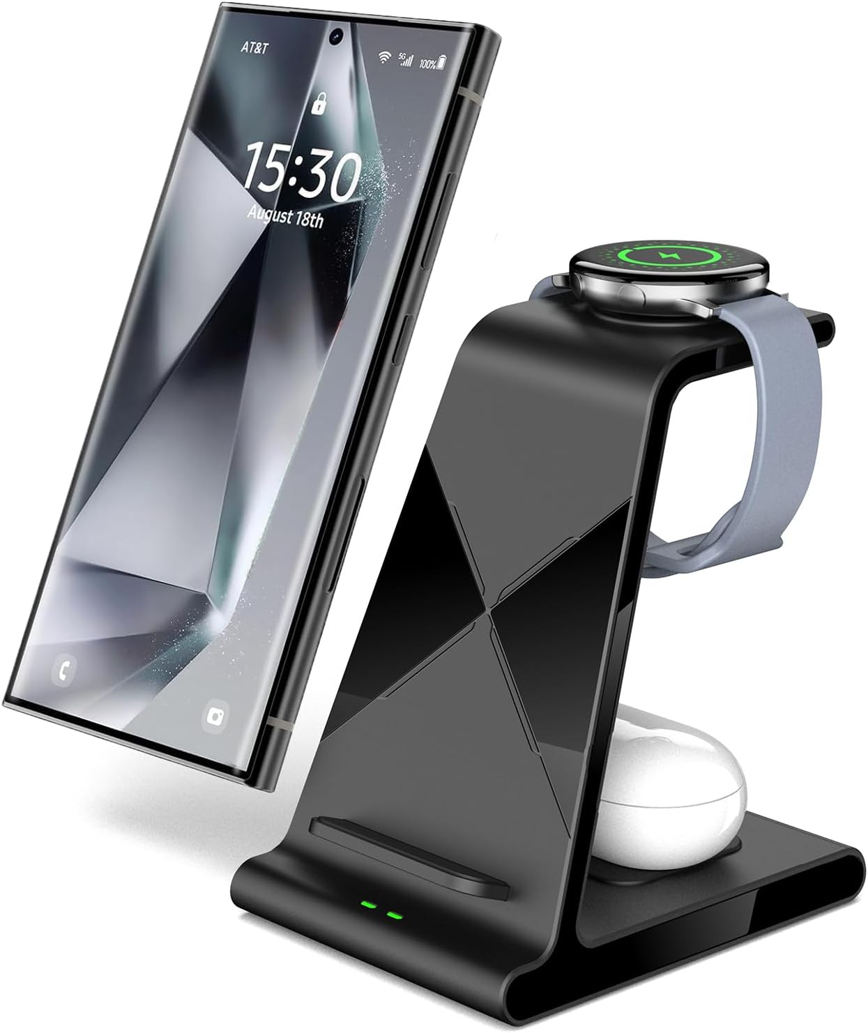 Supporto Auto Wireless Per Galaxy Z Fold - Ricarica 15W, Rotazione Automatica, Per Samsung E IPhone