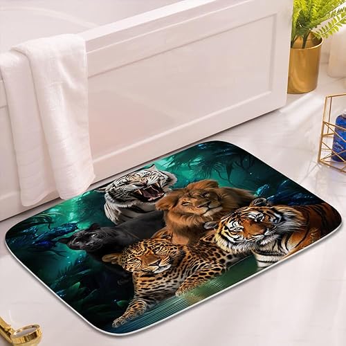 Miniatura 9 de Alfombra de baño con temática náutica de concha tropical y conchas marinas, conchas marinas, para baño, alfombra antideslizante con parte trasera de