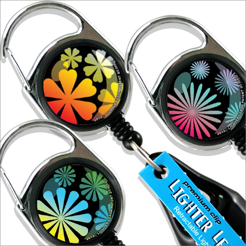 Premium Clip Lighter Leash - Floral Series