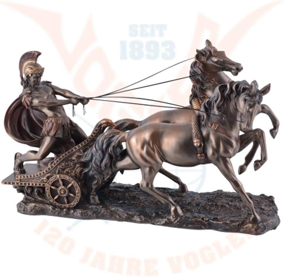 Roman Chariot Statue Sculpture by Veronese Design