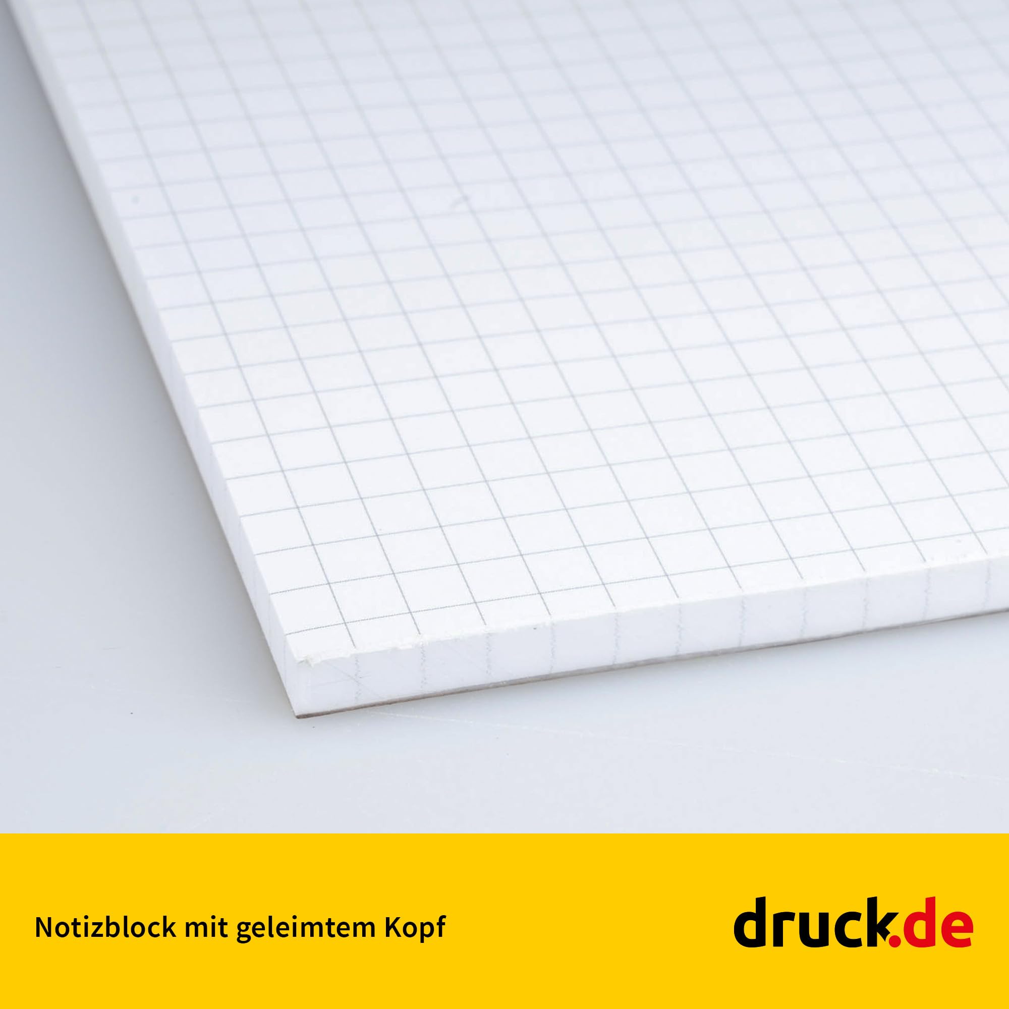 druck.de Notizblöcke Set A4 kariert - 20 Blöcke - 50 Seiten pro Block | Notizblöcke Set A4 kariert, 20 Blöcke, 50 Seiten pro Block, A4