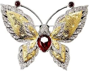 Acheter Broche En Forme De Plume De Paon, Strass Brillant Creux En