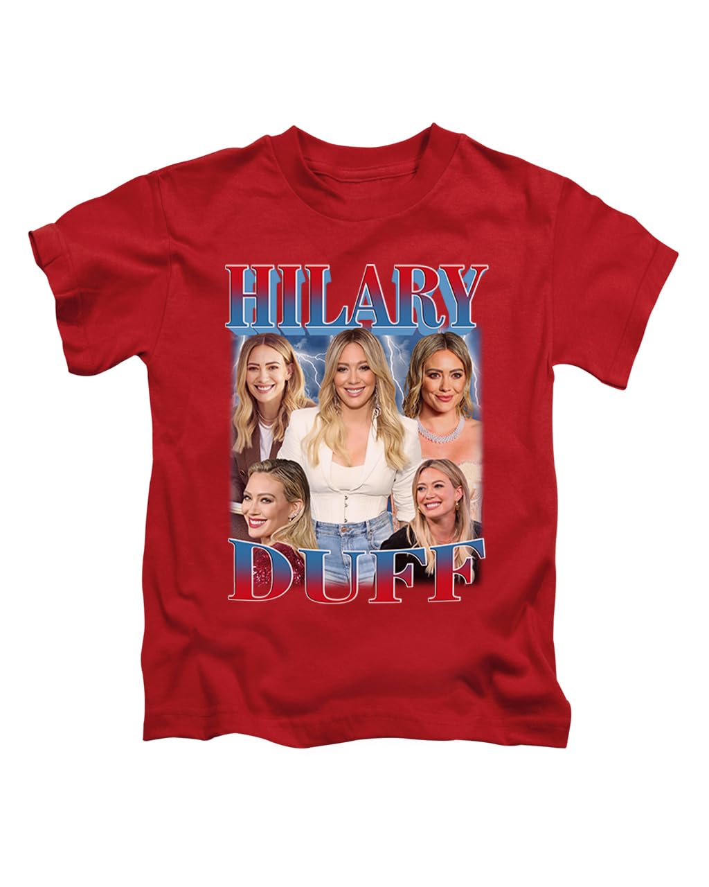 New Spirit Original Unisex Red Hilary Pop Duff, Meme Iconic Trendy Lizzie Meme Mcguire 2000S 90S Retro Vintage Tee T-Shirt Funny T Shirt Top