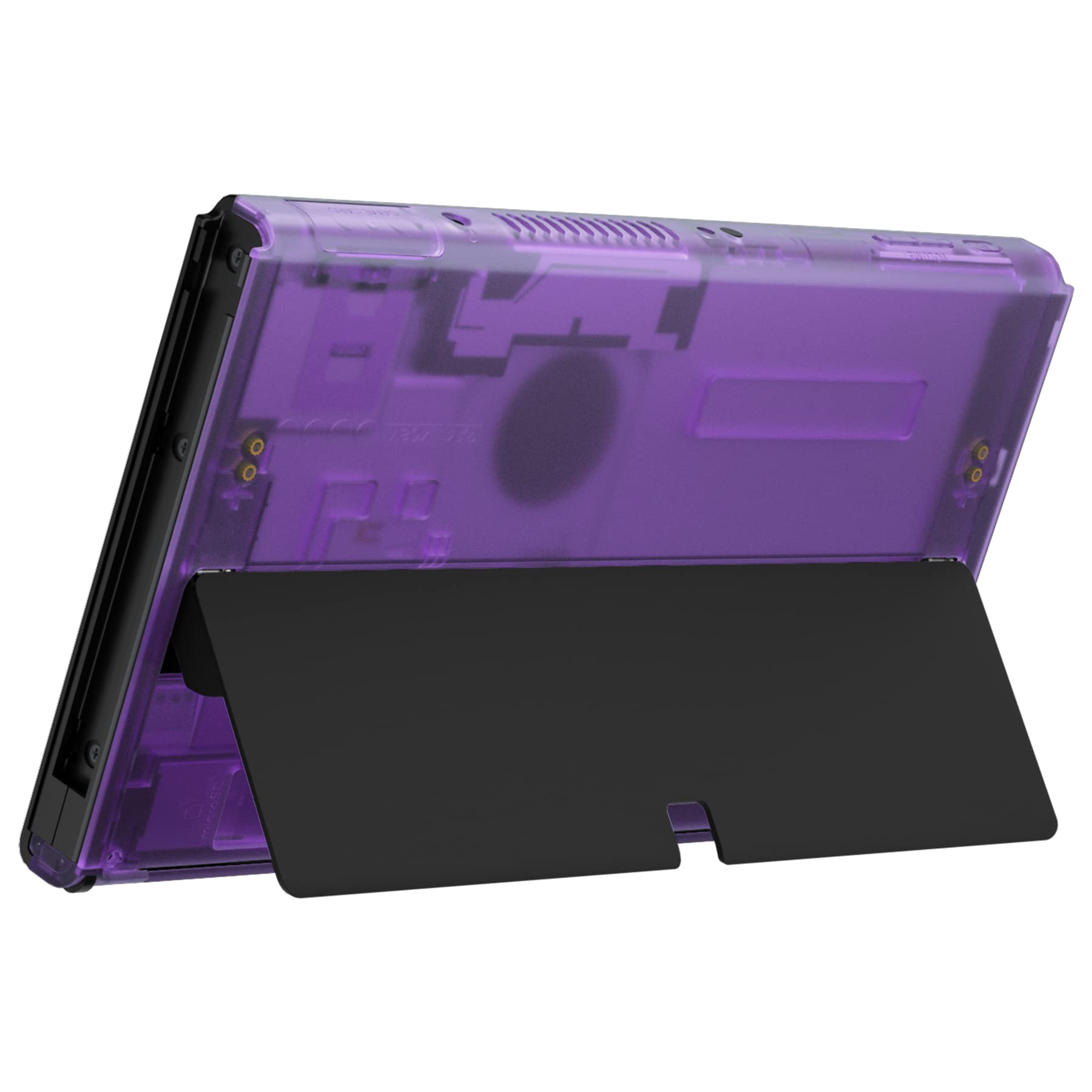 Amazon.com: eXtremeRate Clear Atomic Purple Console Back Plate DIY