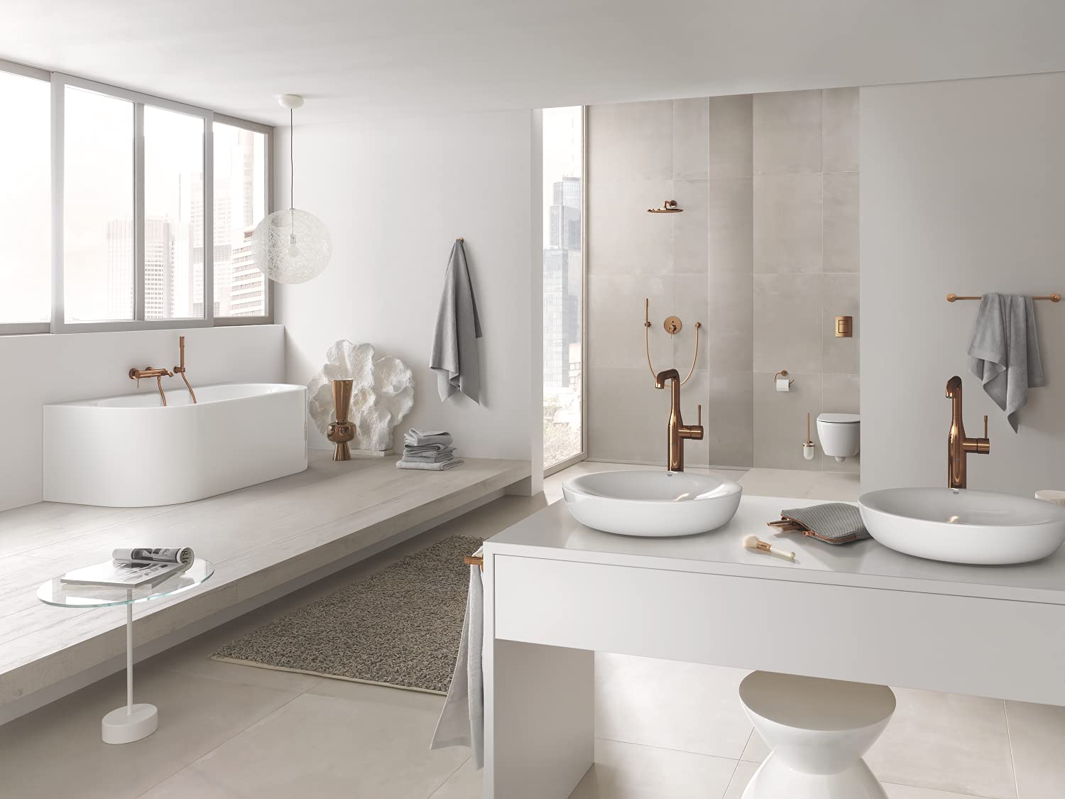 Grohe Essentials Warm Sunset Becherhalter/Spender