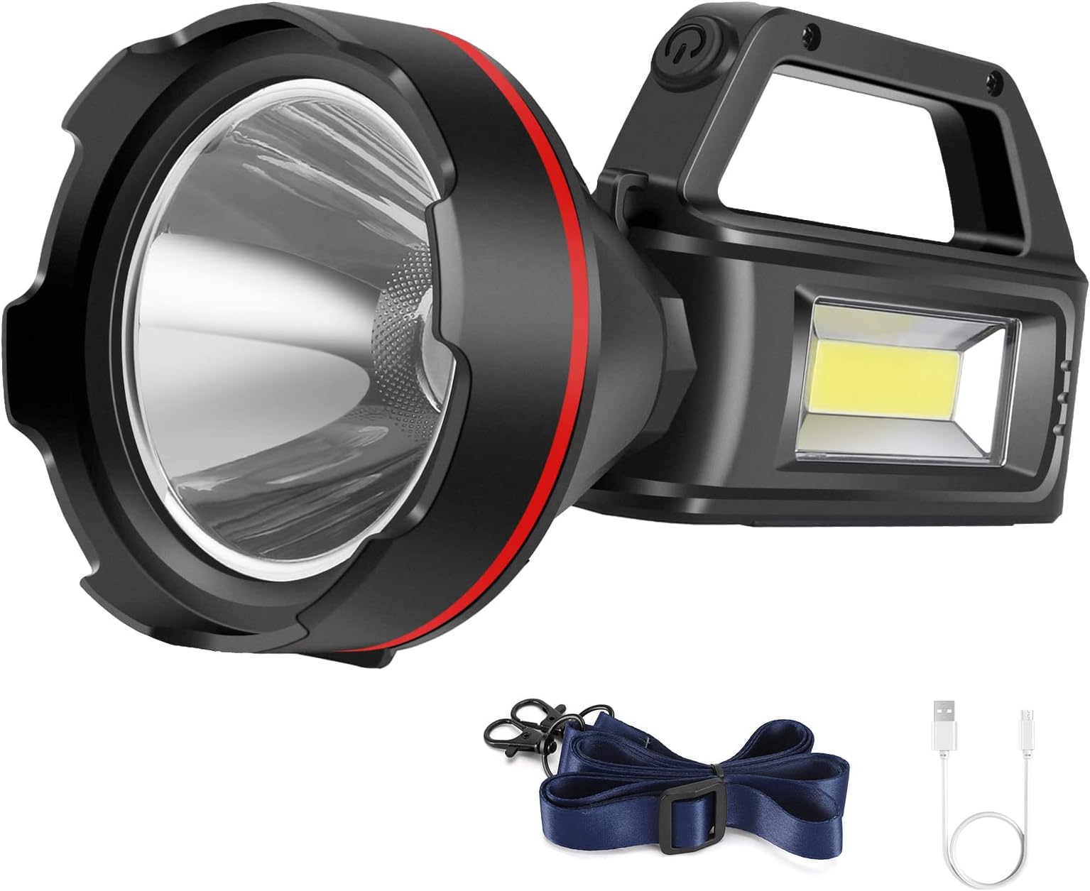 GRC Rechargeable Spotlight, 90000 Lumens Super Bright Handheld