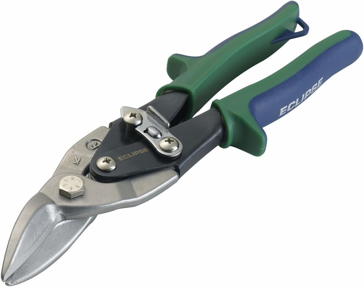 Eclipse Professional Tools EAS-R Right Cut & Straight Cut Aviation Snips, Blue