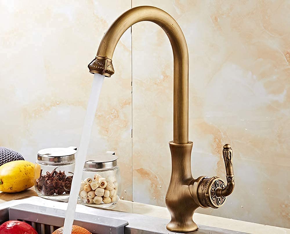 Robinet d'évier rétro pour cuisine au charme authentique