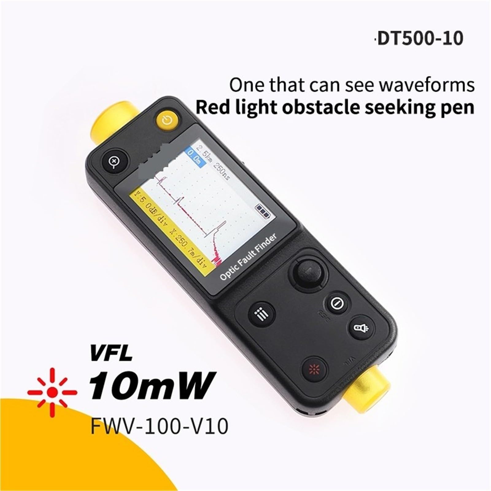 Tester per fibra ottica, Mini OTDR 20KM Riflettometro ottico nel dominio del tempo gestito in fibra Ranger