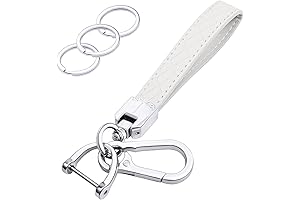 Microfiber Leather Car Keychain Wrist Lanyard Wristlet