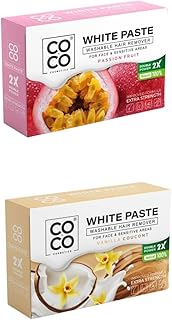 عجينه بيضاء كوكو واكس لازاله شعر الجسم 2 قطع