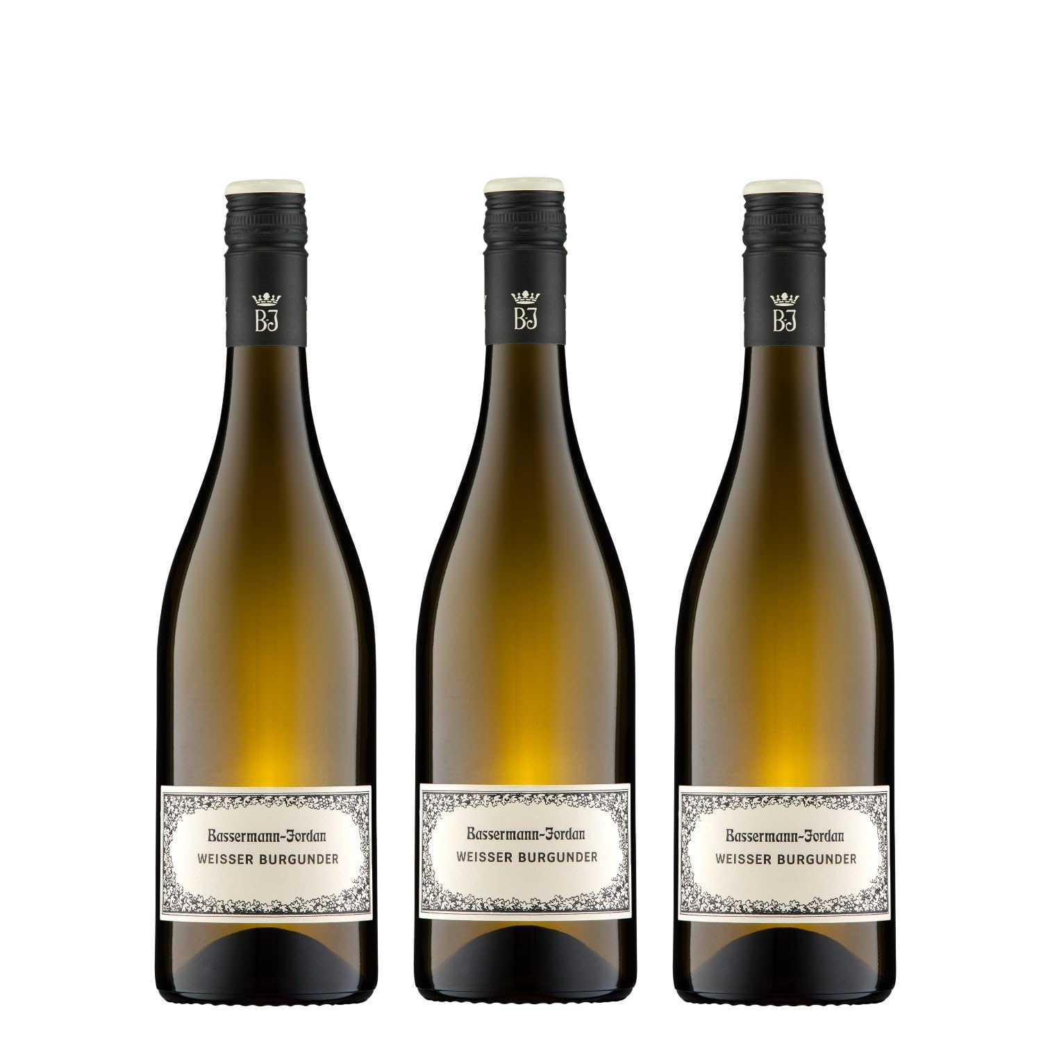 Bassermann-Jordan Weisser Burgunder Weisswein Wein Trocken Pfalz Deutschland Inkl. FeinWert E-Book (3 x 0,75l)